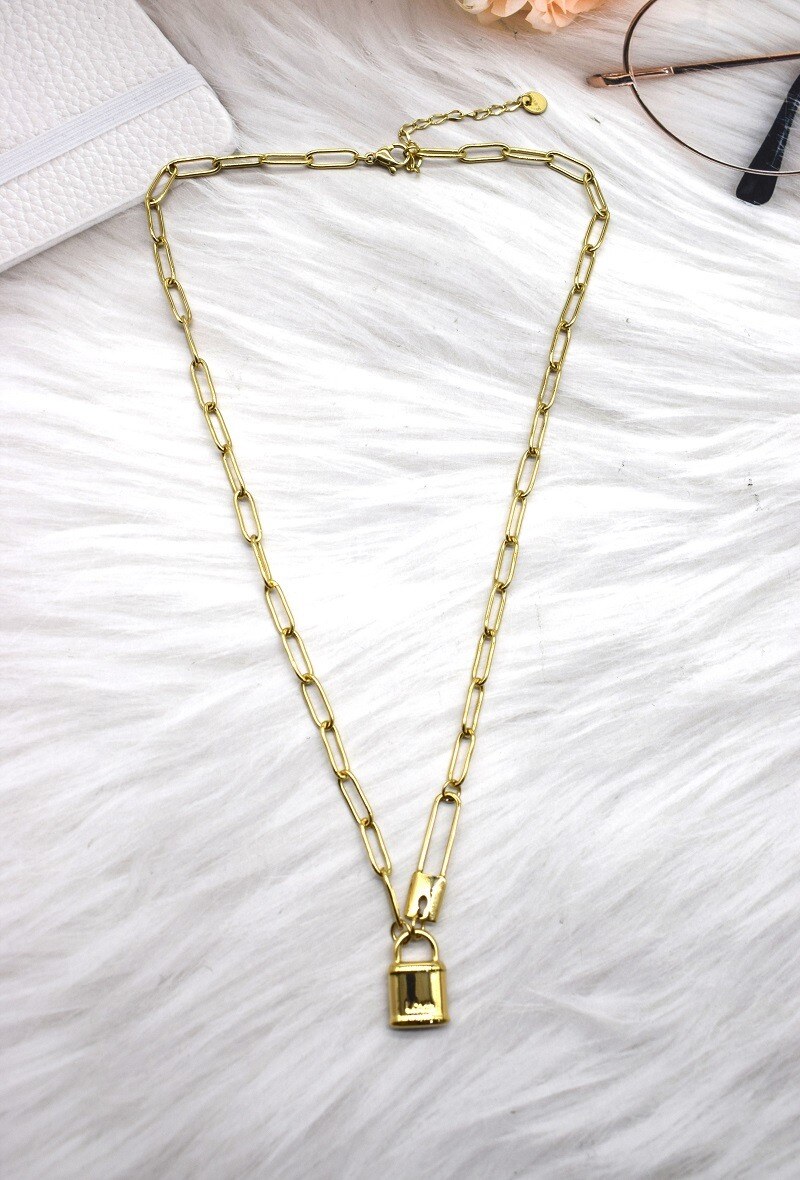 Grossiste Rouge Bonbons - COLLIER EN ACIER