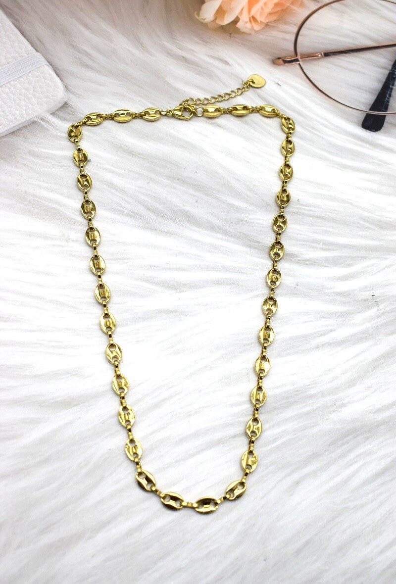 Grossiste Rouge Bonbons - COLLIER EN ACIER