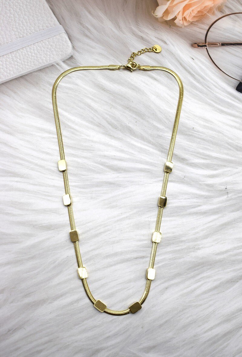 Grossiste Rouge Bonbons - COLLIER EN ACIER