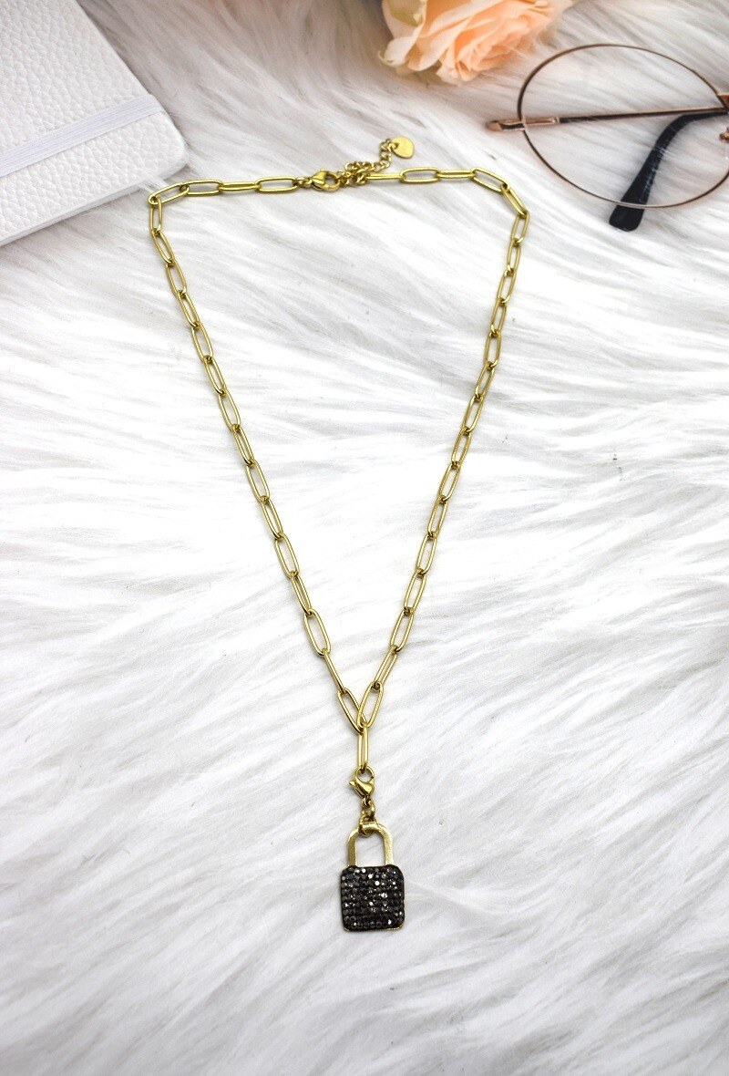 Grossiste Rouge Bonbons - COLLIER EN ACIER