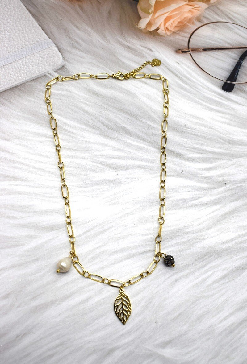 Grossiste Rouge Bonbons - COLLIER EN ACIER