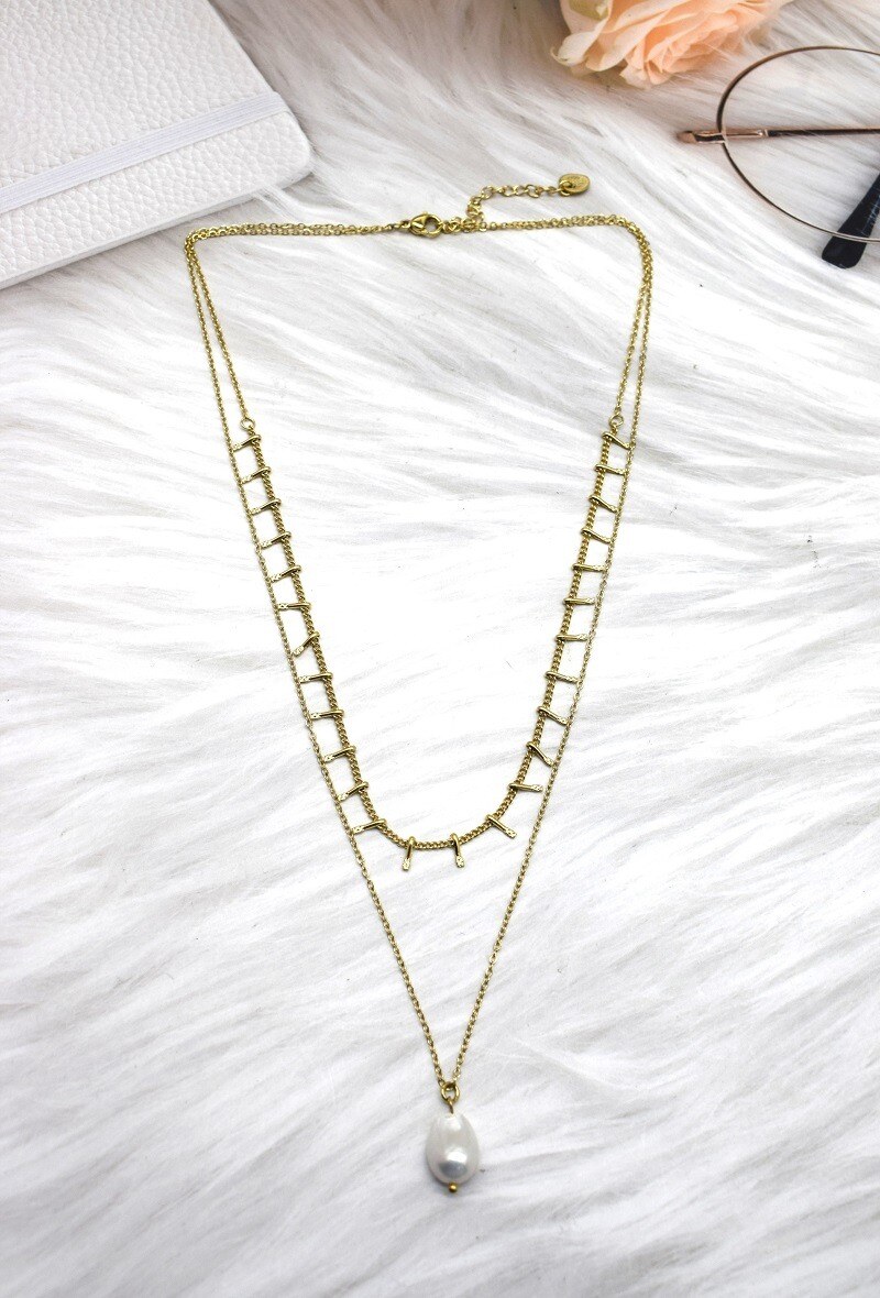 Grossiste Rouge Bonbons - COLLIER EN ACIER
