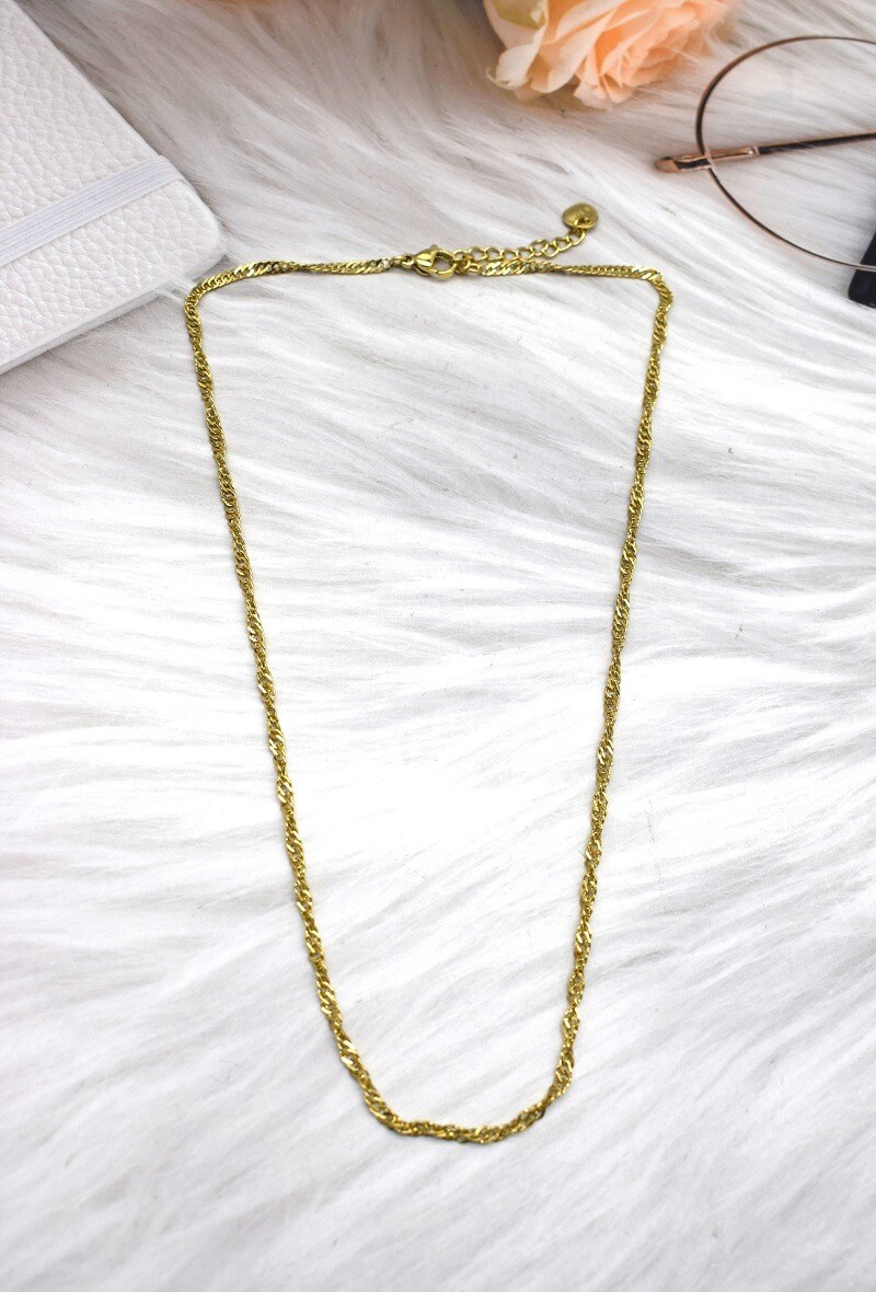 Grossiste Rouge Bonbons - COLLIER EN ACIER
