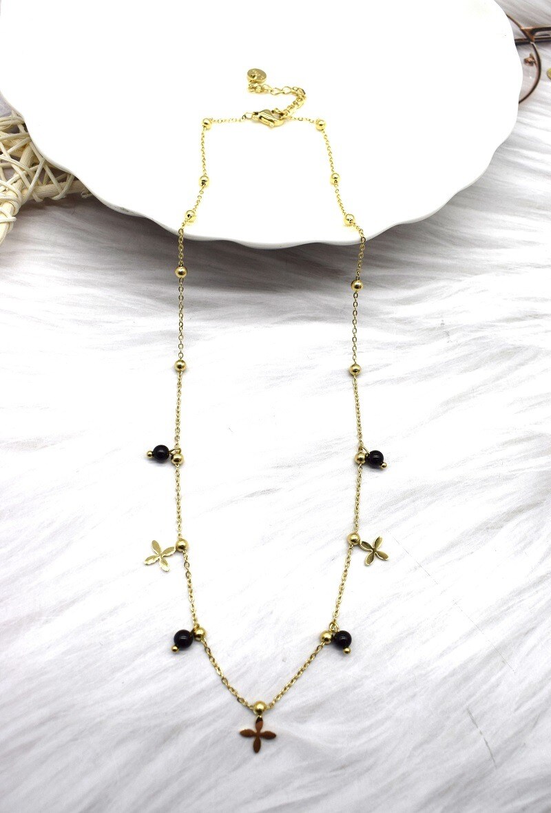 Grossiste Rouge Bonbons - COLLIER EN ACIER