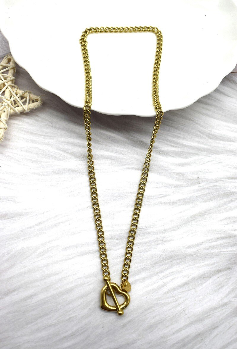 Grossiste Rouge Bonbons - COLLIER EN ACIER