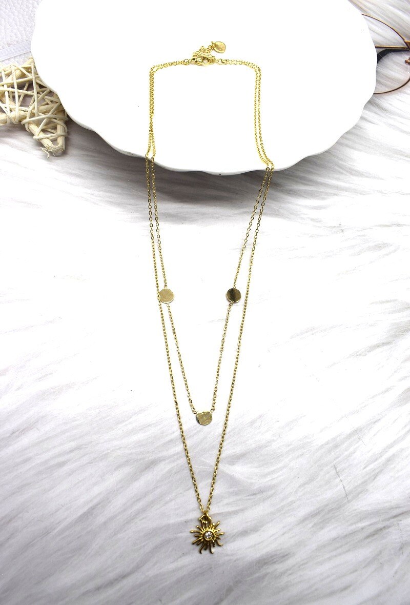 Grossiste Rouge Bonbons - COLLIER EN ACIER
