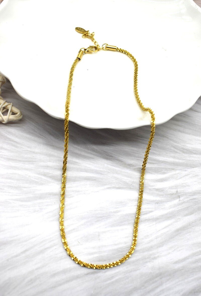Grossiste Rouge Bonbons - COLLIER EN ACIER