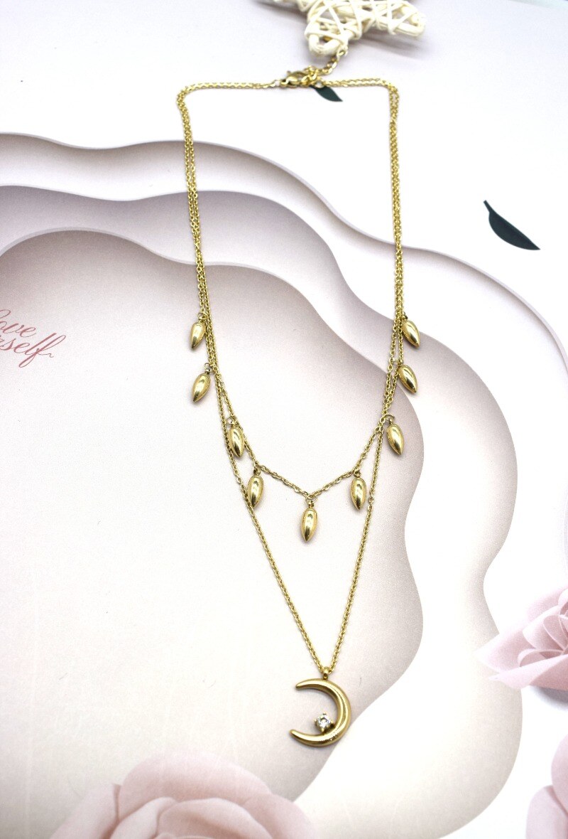 Wholesaler Rouge Bonbons - Necklace in steel