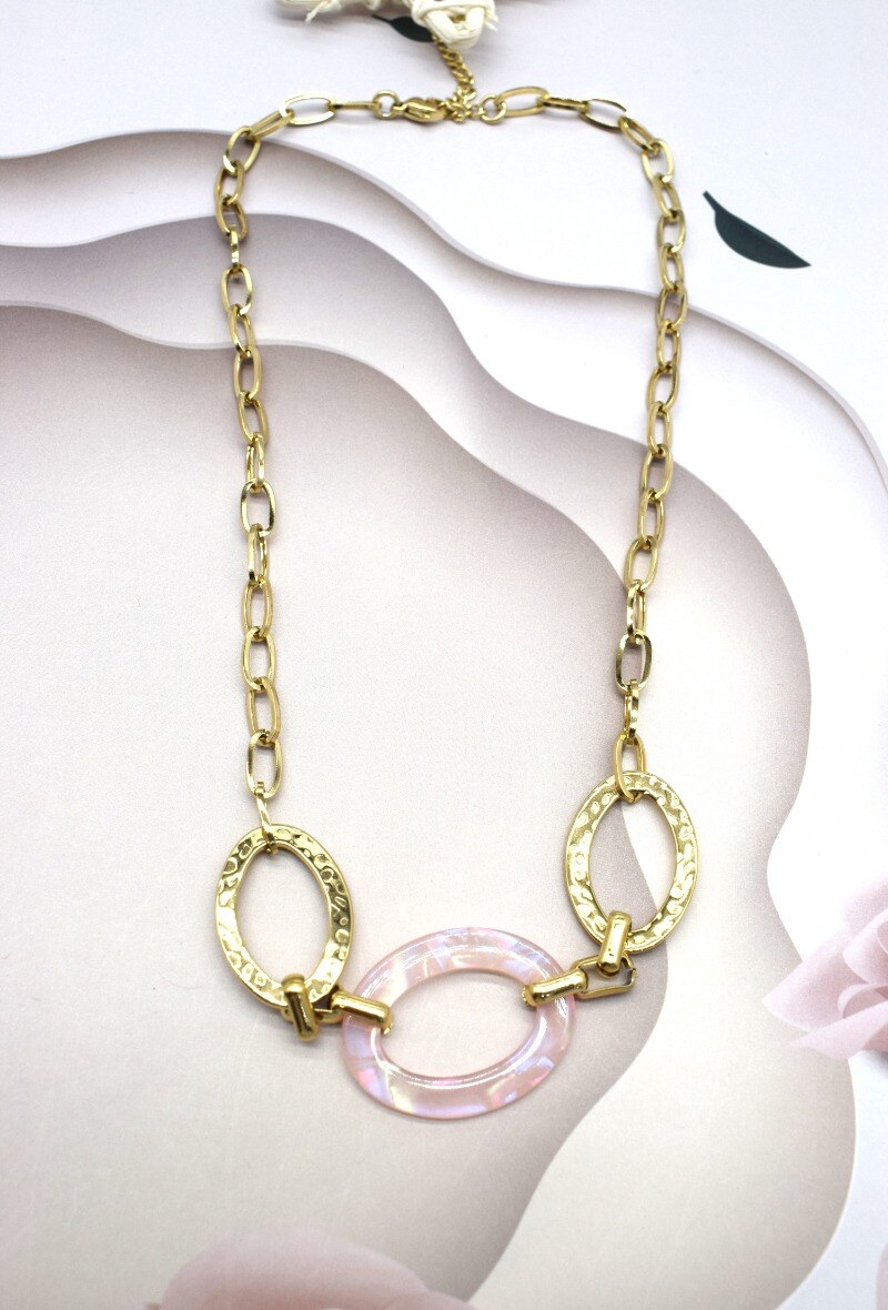 Wholesaler Rouge Bonbons - Necklace in steel