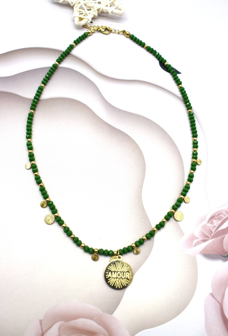 Wholesaler Rouge Bonbons - Necklace in steel