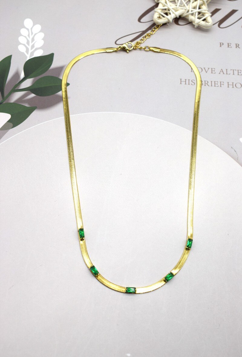 Grossiste Rouge Bonbons - Collier en acier