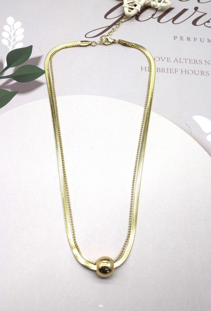 Grossiste Rouge Bonbons - Collier en acier