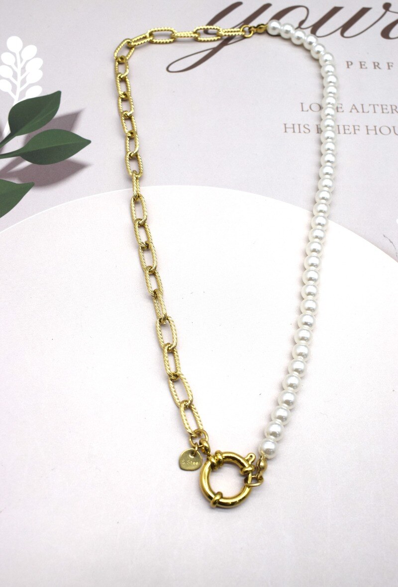 Grossiste Rouge Bonbons - Collier en acier