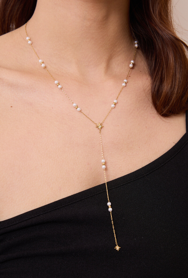Grossiste Rouge Bonbons - Collier "Y" en acier inoxydable