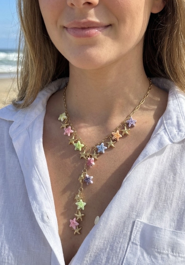 Grossista Rouge Bonbons - COLLANA A Y CON CIONDOLO IN ACCIAIO INOSSIDABILE