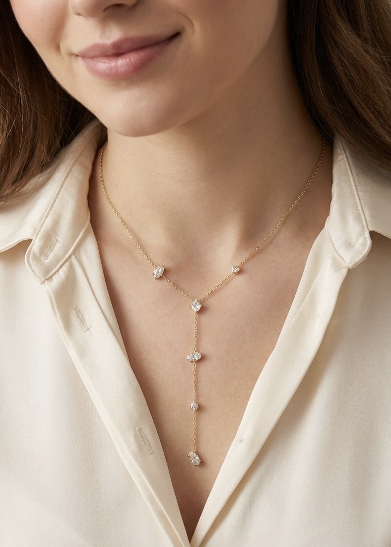 Mayorista Rouge Bonbons - COLLAR EN Y DE ACERO INOXIDABLE