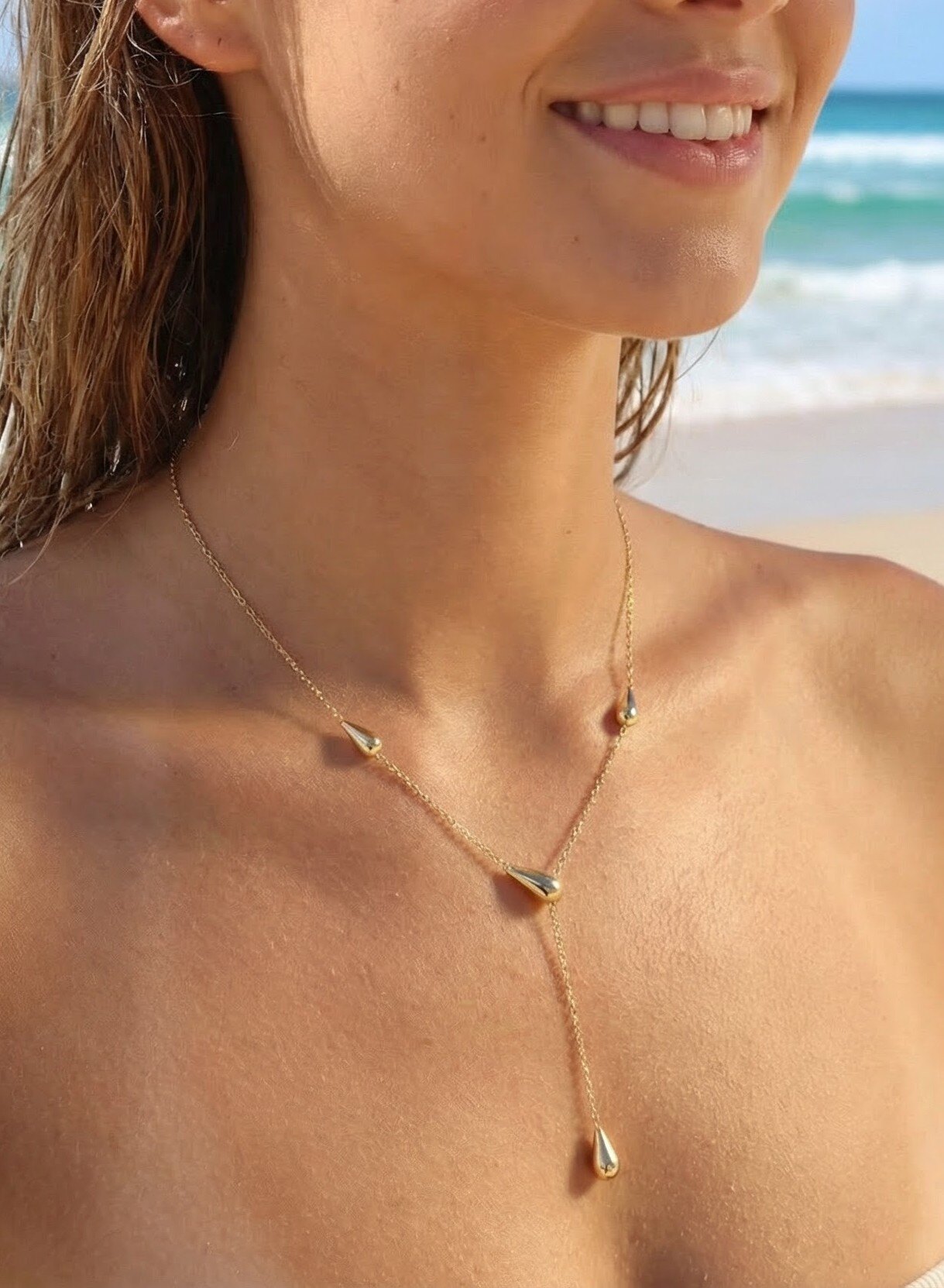 Grossista Rouge Bonbons - COLLANA A Y IN ACCIAIO INOX