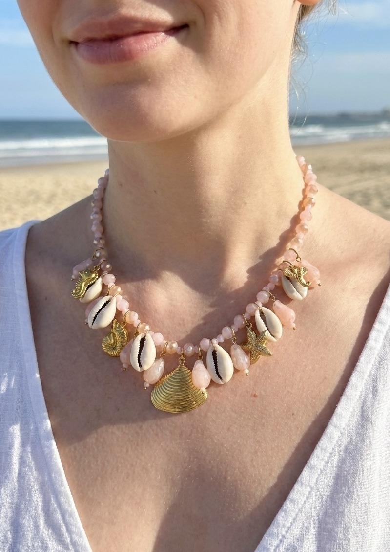 Grossista Rouge Bonbons - Collana con Ciondolo in Acciaio Inossidabile