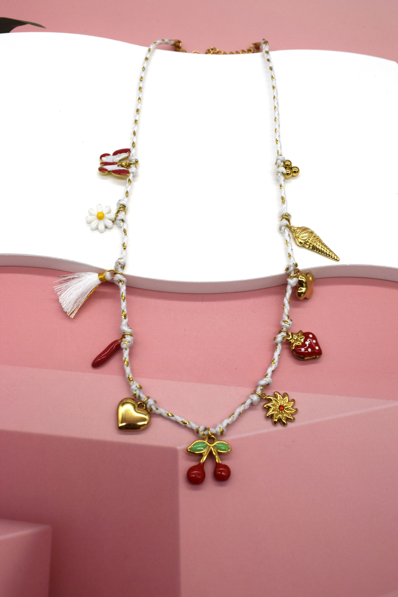 Mayorista Rouge Bonbons - Collar de acero inoxidable