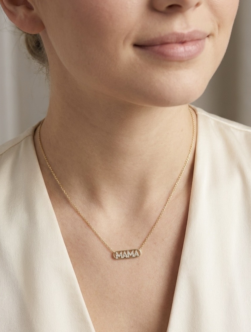 Mayorista Rouge Bonbons - Collares mama de acero inoxidable