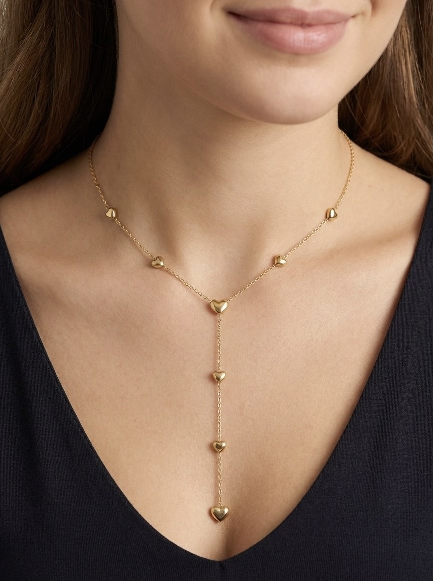 Mayorista Rouge Bonbons - COLLAR Y CON CORAZÓN EN ACERO INOXIDABLE