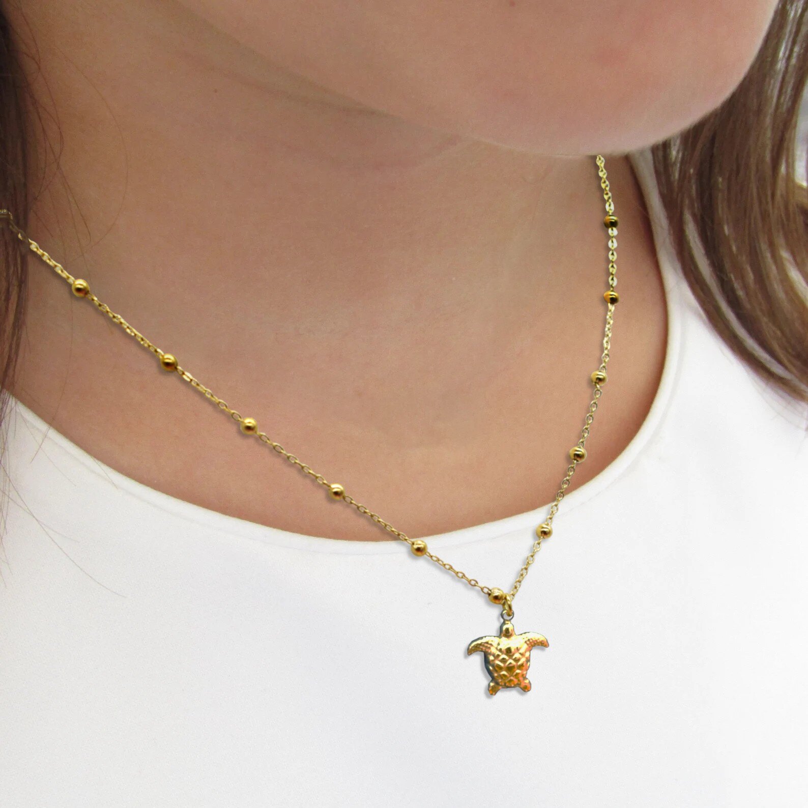 Grossista Rouge Bonbons - Collana per bambini in acciaio inox