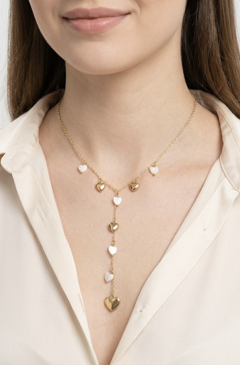 Mayorista Rouge Bonbons - COLLARES DE CORAZÓN DE ACERO INOXIDABLE