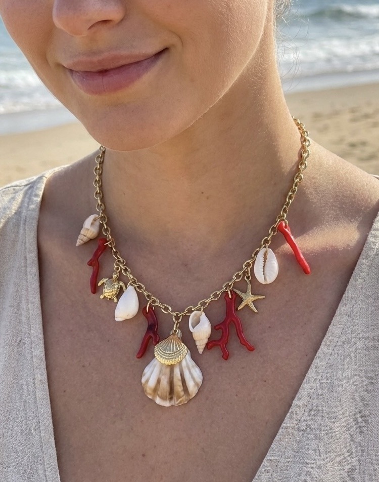 Mayorista Rouge Bonbons - Collar con colgante de acero inoxidable
