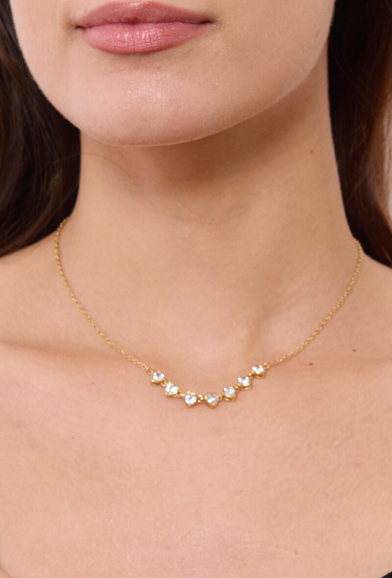 Wholesaler Rouge Bonbons - Stainless steel heart necklace