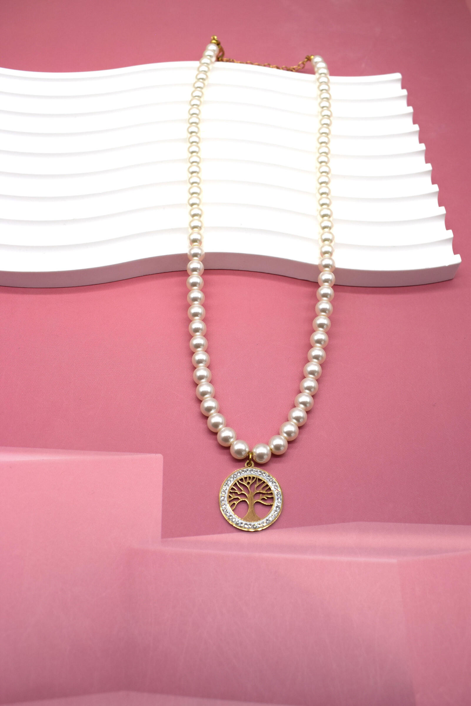 Wholesaler Rouge Bonbons - Stainless steel tree necklace
