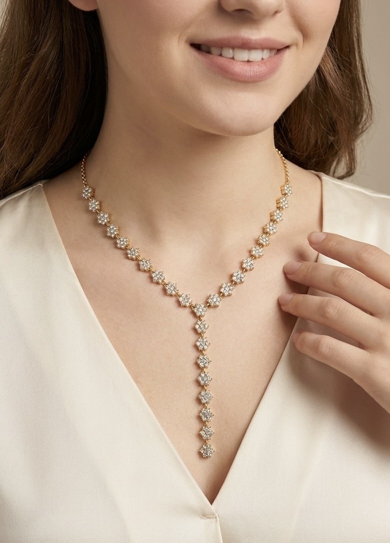 Grossista Rouge Bonbons - COLLANA Y IN ACCIAIO INOX