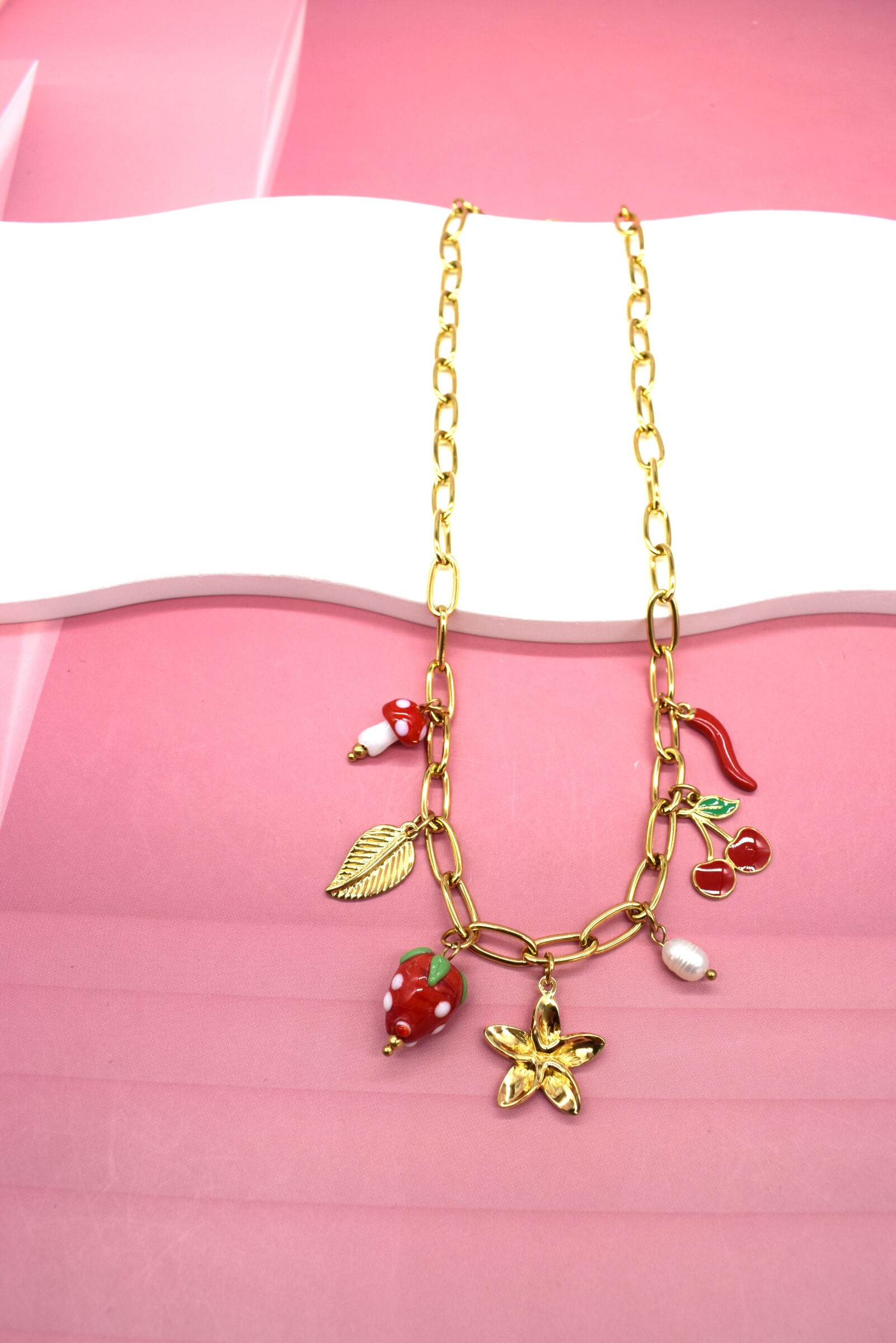 Wholesaler Rouge Bonbons - STAINLESS STEEL NECKLACE