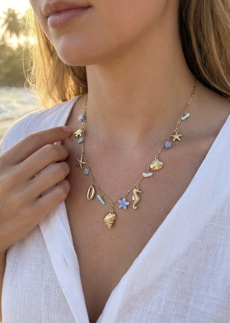 Grossista Rouge Bonbons - Collana con ciondolo in acciaio inossidabile