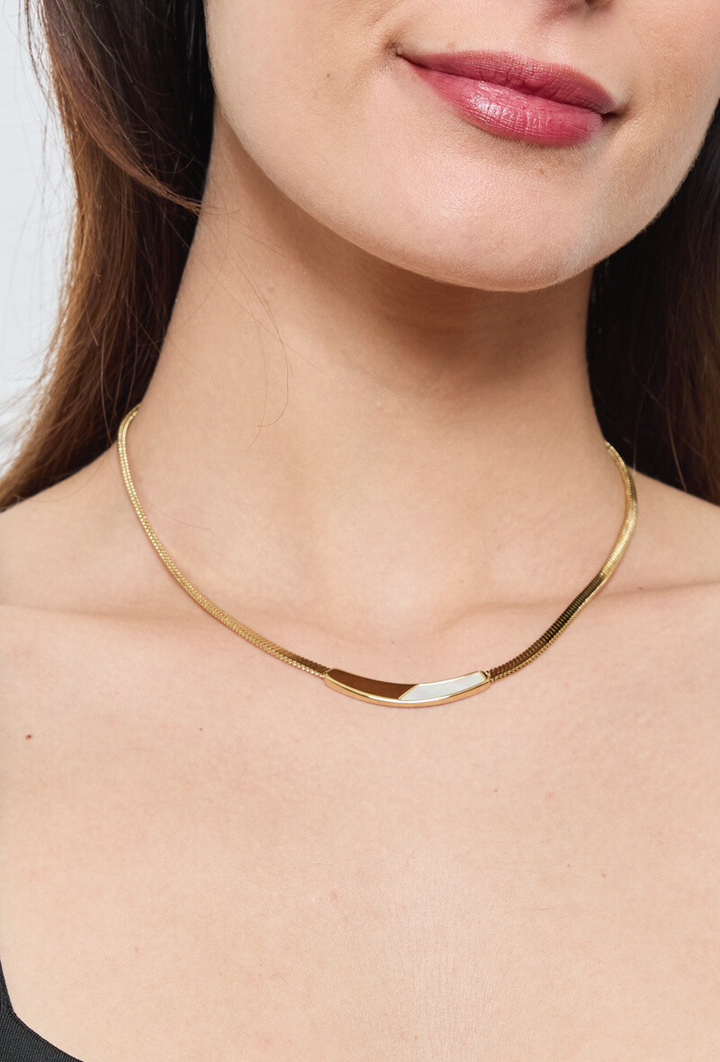 Mayorista Rouge Bonbons - Collar de acero inoxidable