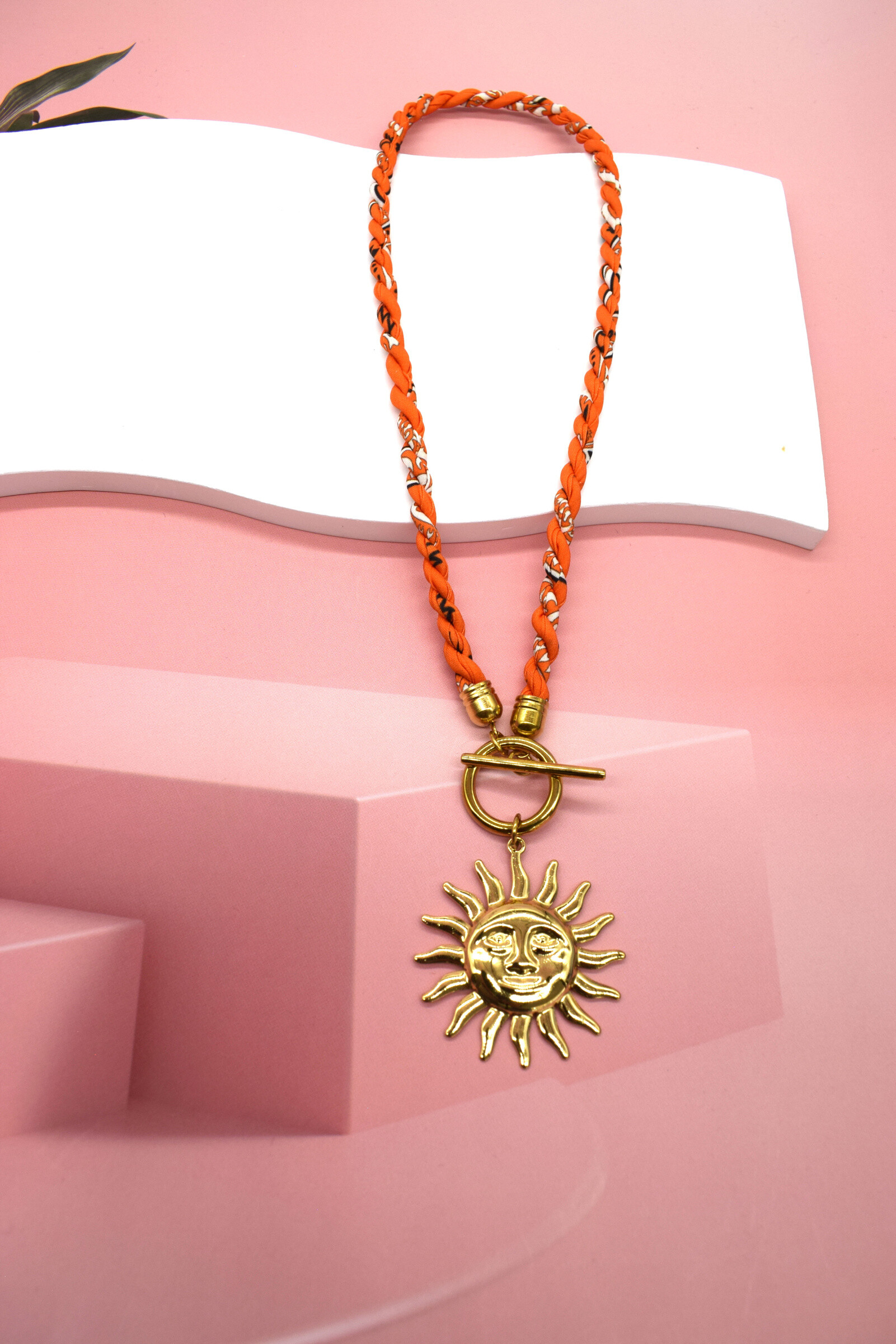 Mayorista Rouge Bonbons - Collar de sol de acero inoxidable