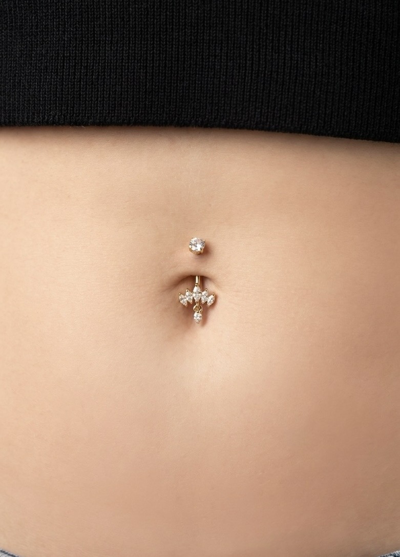 Großhändler Rouge Bonbons - BAUCHNABELPIERCING AUS EDELSTAHL