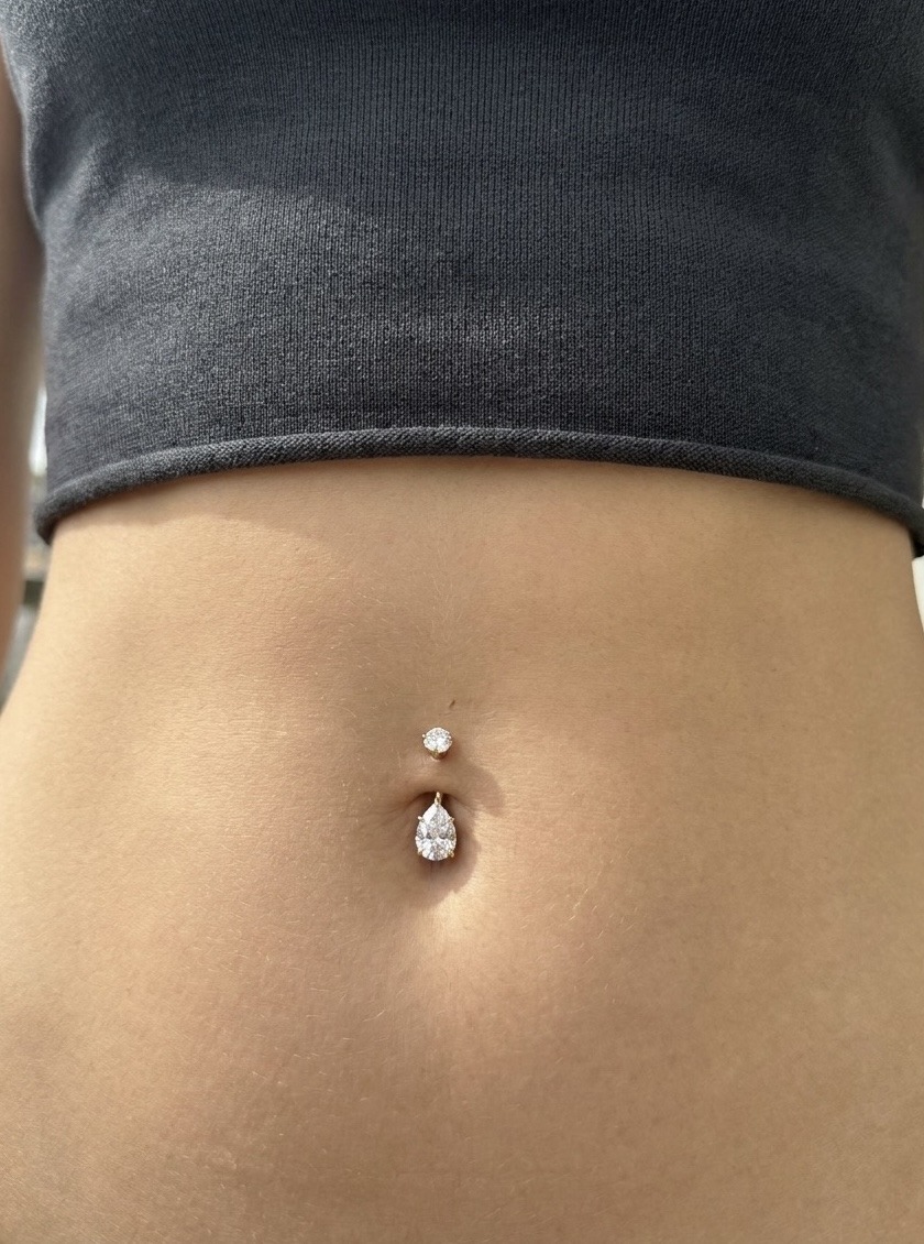 Großhändler Rouge Bonbons - BAUCHNABELPIERCING AUS EDELSTAHL