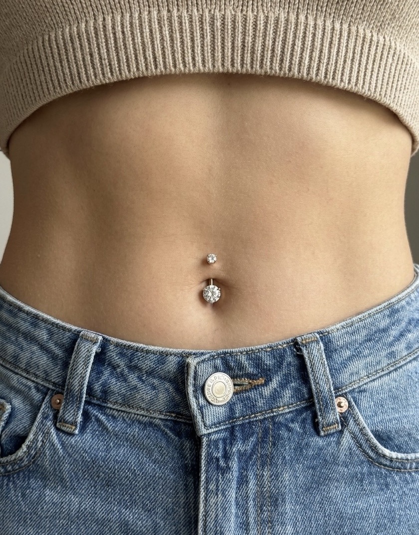 Großhändler Rouge Bonbons - BAUCHNABELPIERCING AUS EDELSTAHL