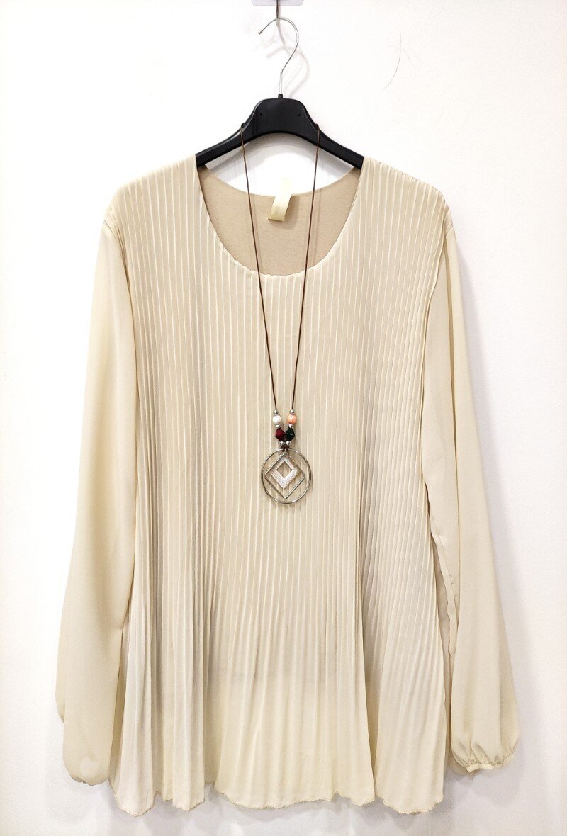 Großhändler RZ Fashion - Faltenkragenbluse