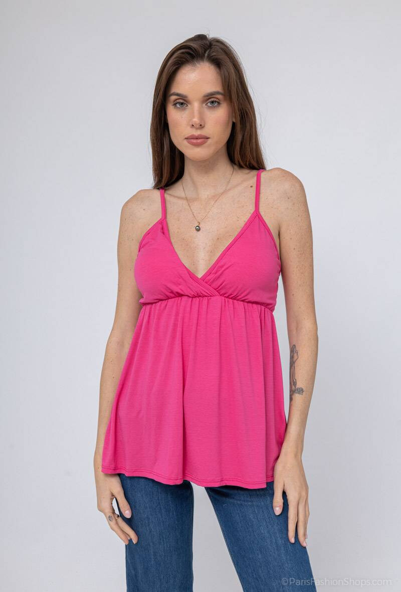 Wholesaler RZ Fashion - Tank top with braided collar