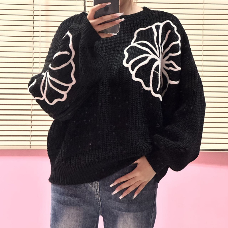 Grossiste RZ Fashion - pull à fleur