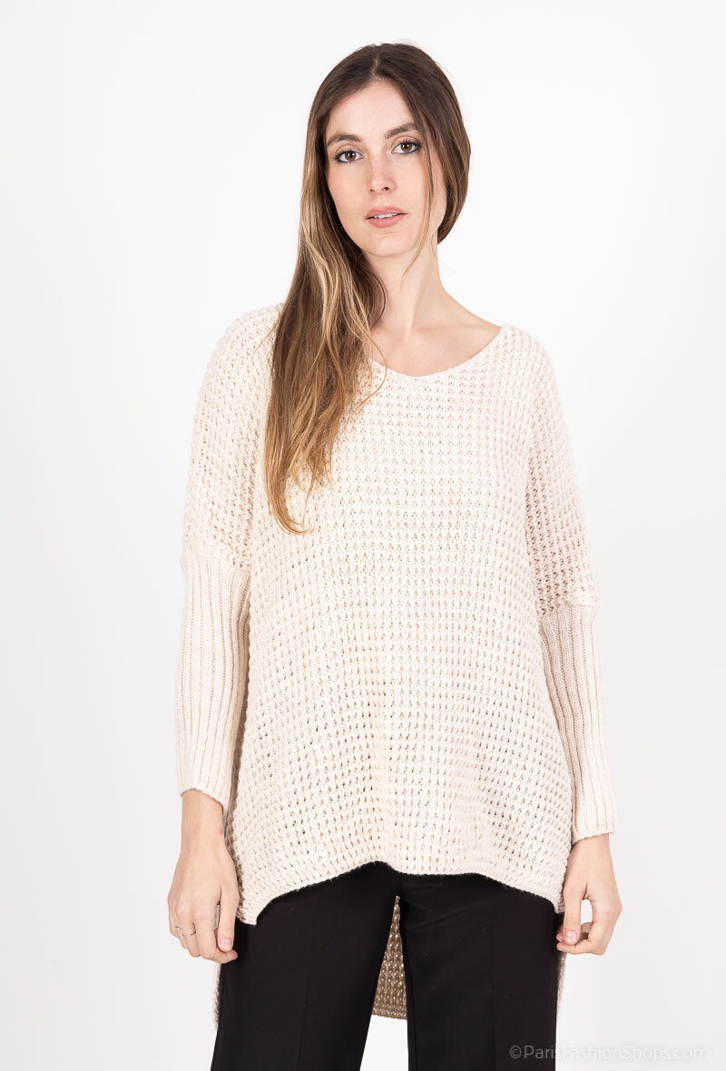 Grossista RZ Fashion - Maglia tunica con scollo a V