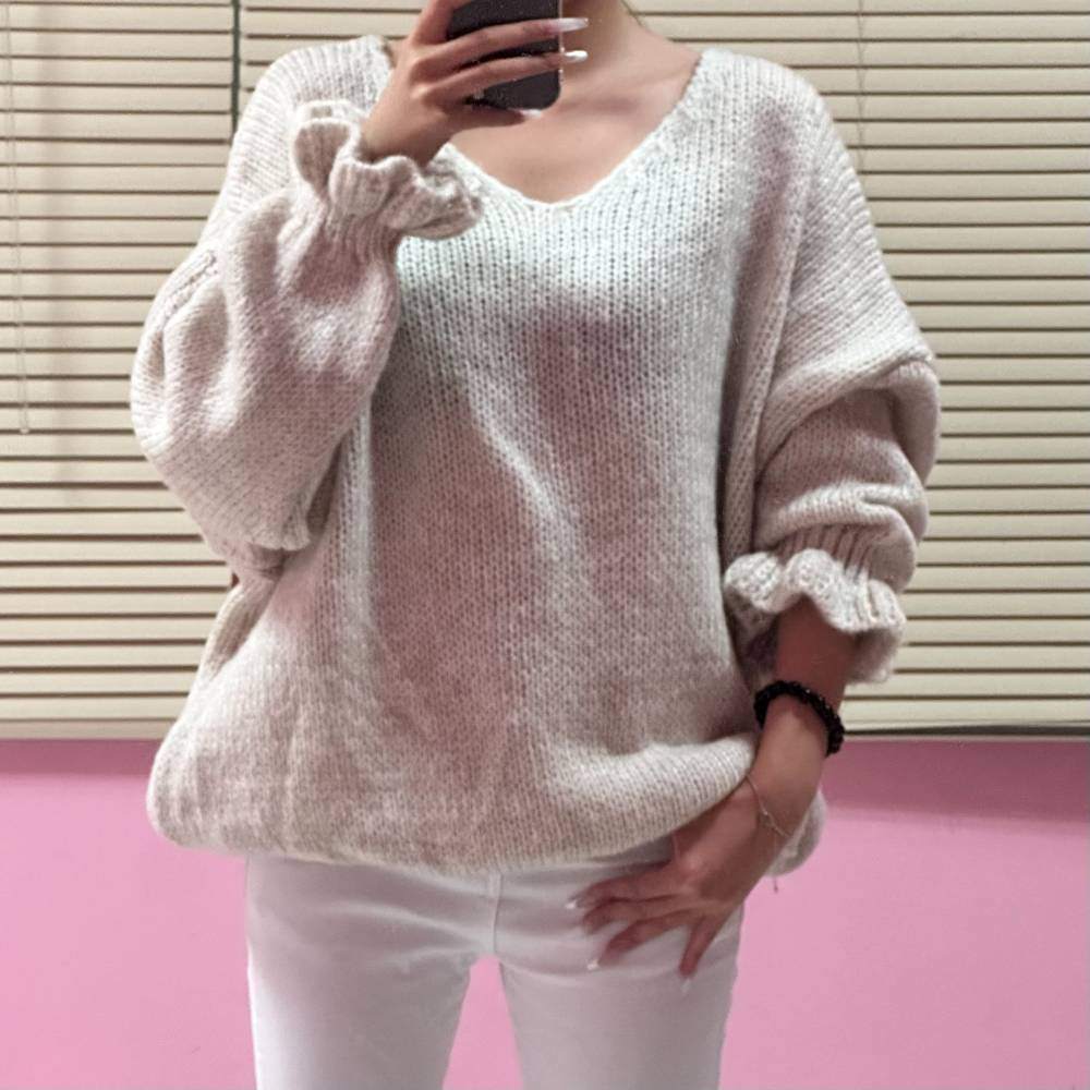 Mayorista RZ Fashion - V -neck suéter. El tamaño corresponde de 38 a 44