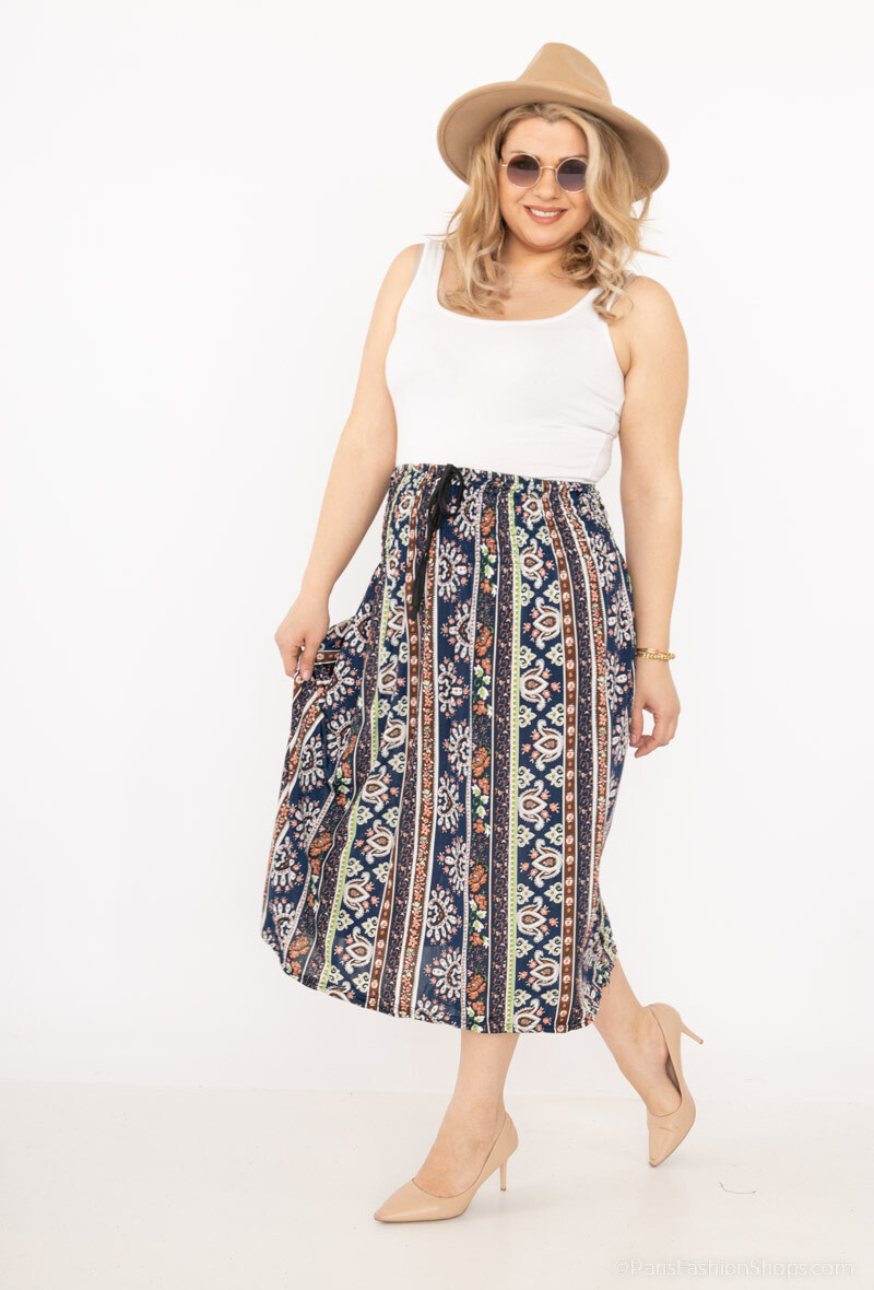 Großhändler RZ Fashion - Blumendruck Bustier Kleid