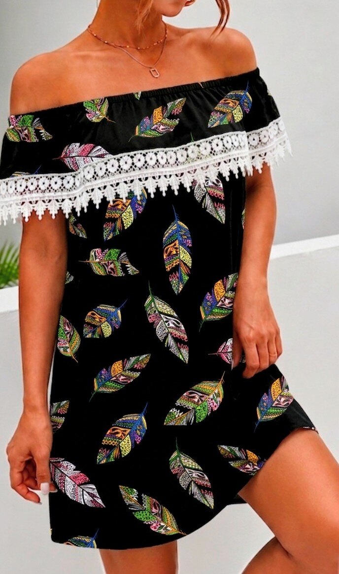 Grossista RZ Fashion - Abito Piume