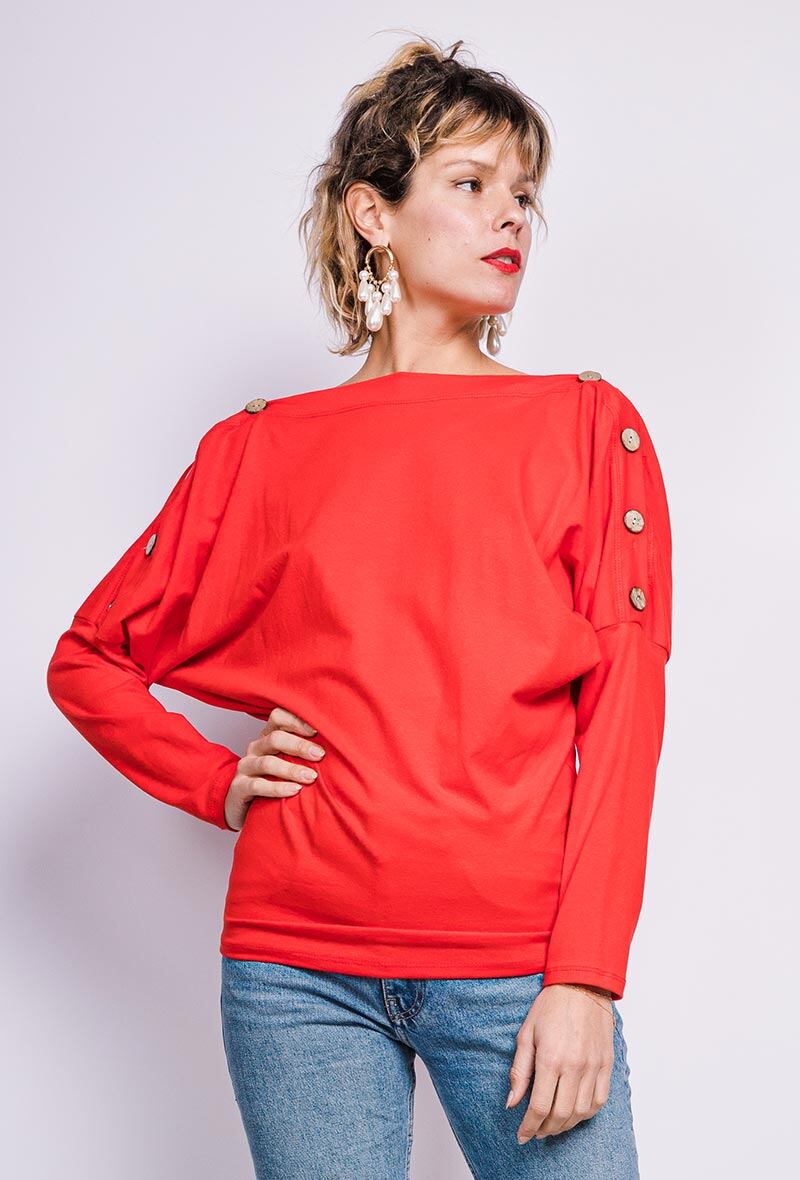 Grossista RZ Fashion - Maglietta con Bottone