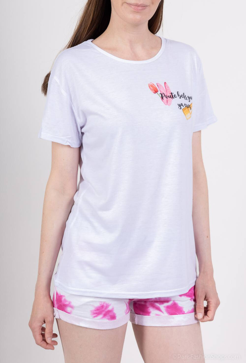 Grossiste RZ Fashion - T-shirt imprimé manches courtes