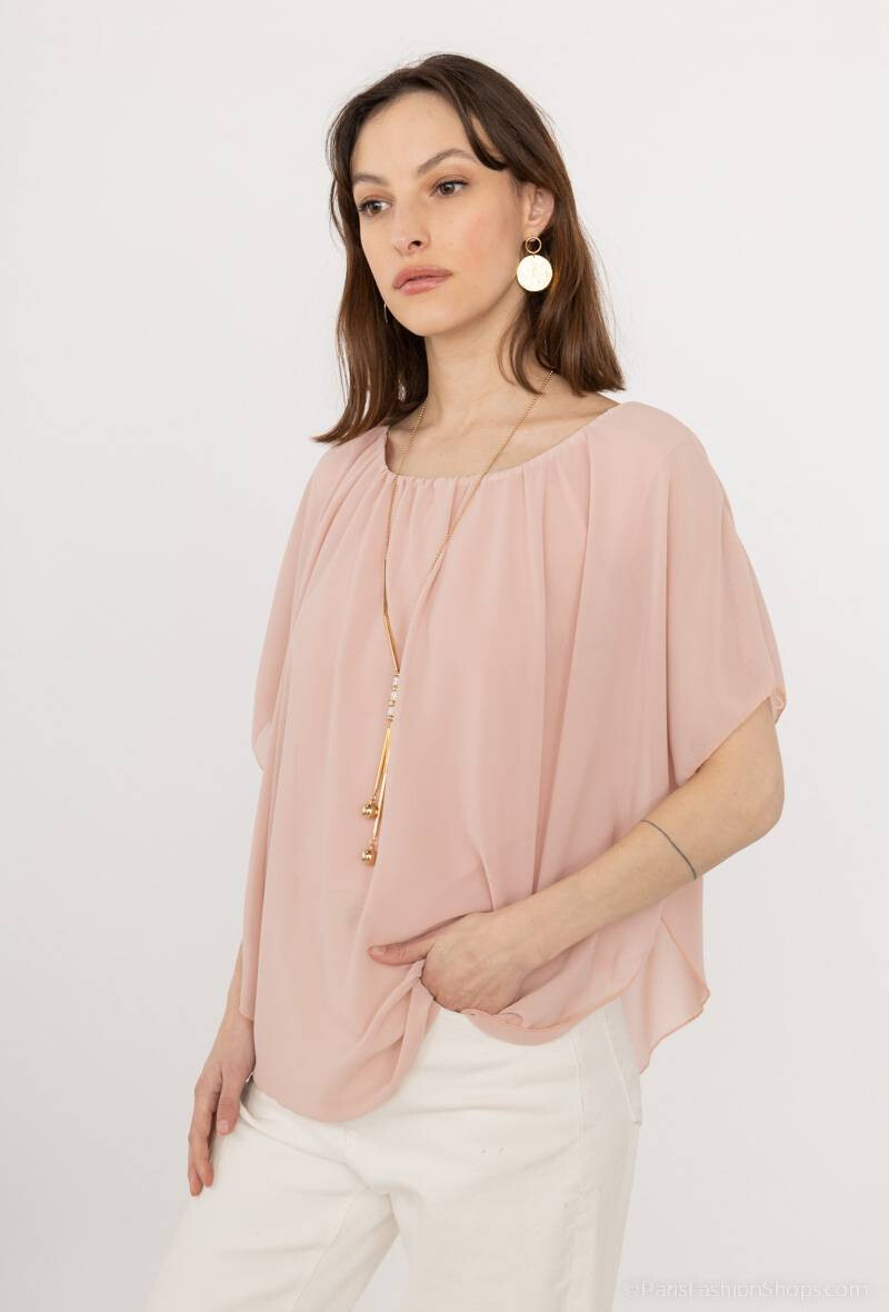 Wholesaler RZ Fashion - Blouse with necklace