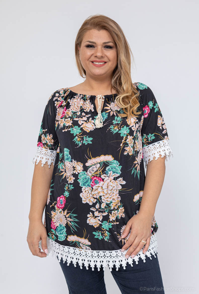 Grossista RZ Fashion - Tunica a fiori
