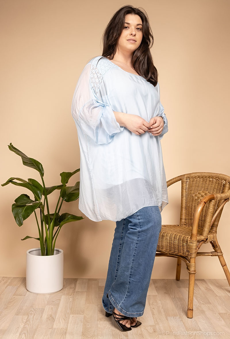 Mayorista RZ Fashion - túnica talla grande con estampado